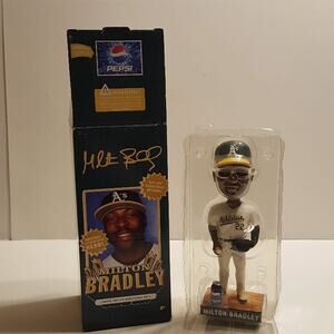 Oakland Athletics A's MILTON BRADLEY BOBBLEHEAD Brand NEW in the box.